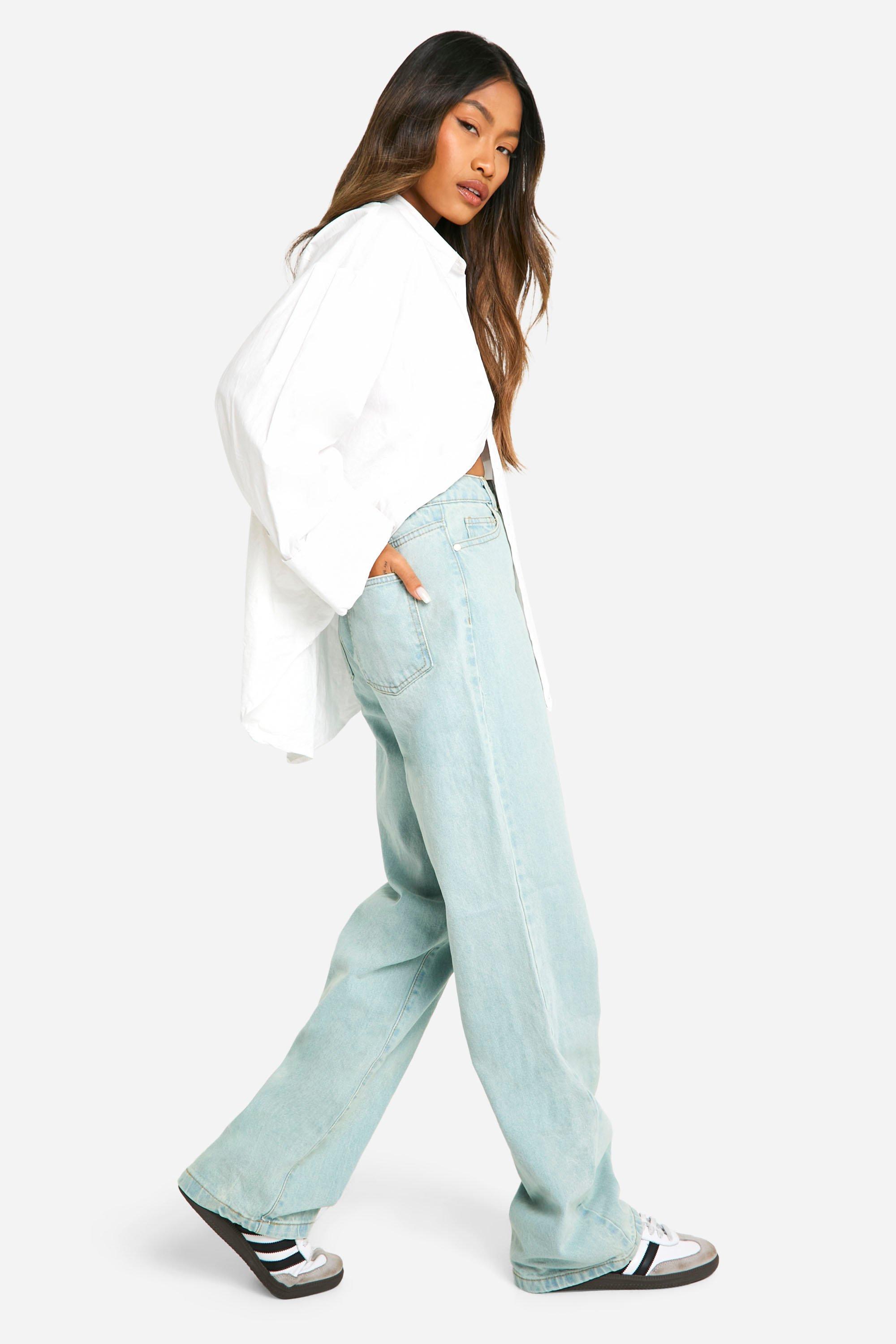 Womens Basics Boyfriend Jeans - Blue - 16, Blue | £10.00 Womens Basics Boyfriend Jeans - Blue - 16, Blue | £10.00